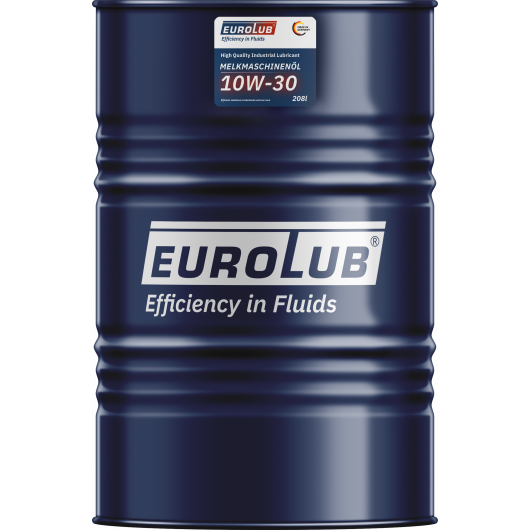 Eurolub Melkmaschinenöl SAE 10W-30 208l Fass