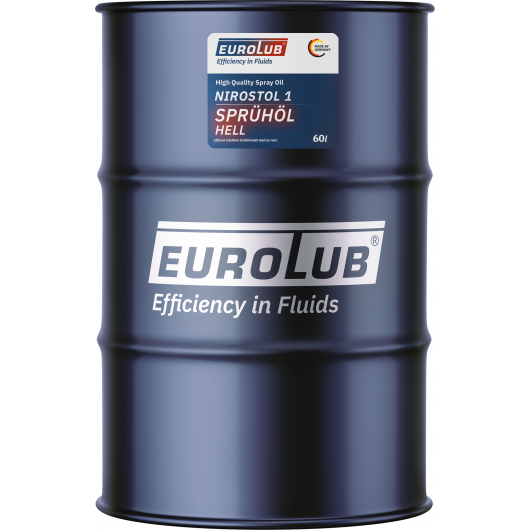 Eurolub Nirostol 1 Sprühöl HELL 60l Fass