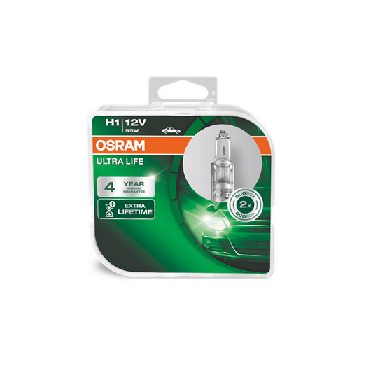 Osram H1 12V 55W P14.5s ULTRA LIFE 2st. - H1 - Longlife Birnen