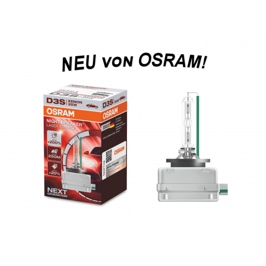 OSRAM D3S 35W XENARC® NIGHT BREAKER® LASER 1Stk. - D3S - Xenon