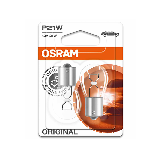 Osram P21W 21W BA15s 12V Glühlampe 2 Stk. Blister - P21W