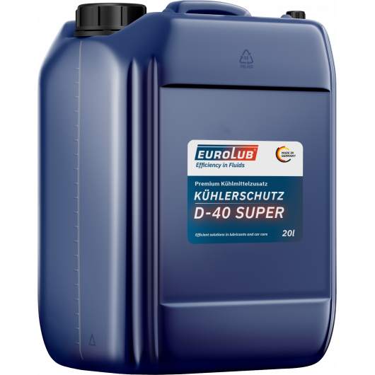 Eurolub Kühlerfrostschutz D-40 Super Konzentrat 20l Kanister