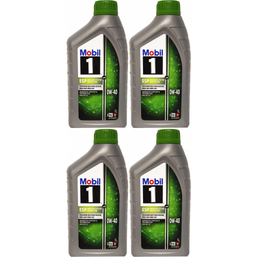 Mobil 1 ESP x3 0W-40 Motoröl 4x 1l = 4 Liter