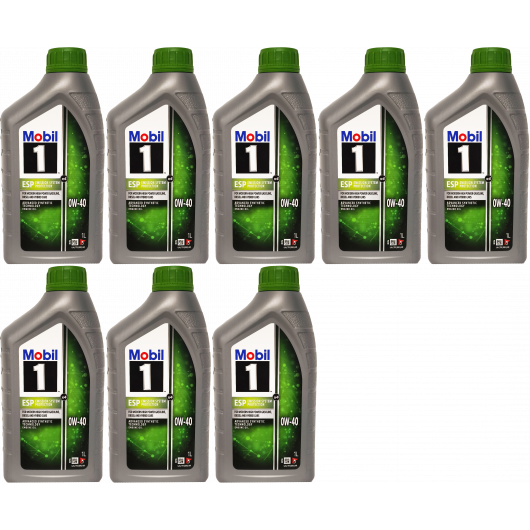Mobil 1 ESP x3 0W-40 Motoröl 8x 1l = 8 Liter