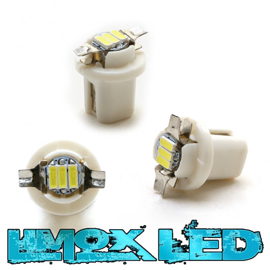 LIMOX LED Tachobeleuchtung B8.5D 1 Watt 3 LED Weiß