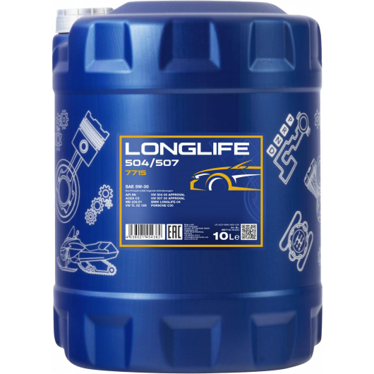 MANNOL 7715 LONGLIFE 504/507 5W-30 Motoröl 10L
