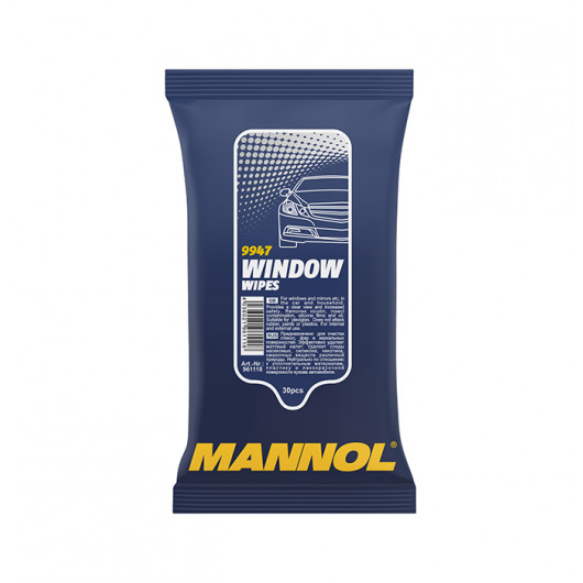 Mannol Window Wipes 30St/Packung