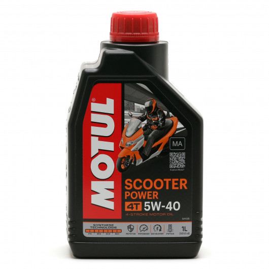 Motul Scooter Power 4T 5W-40 MA Motorrad Motoröl 1l