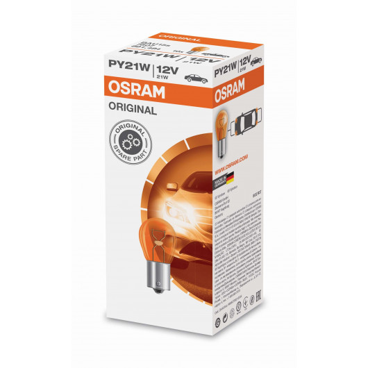 OSRAM 7507 Original PY21W 12V Folding Box