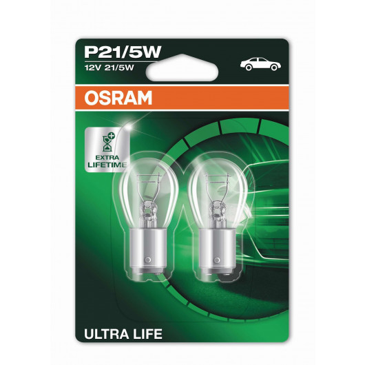 OSRAM 7528ULT-02B ULTRA LIFE P21/5W Double Blister