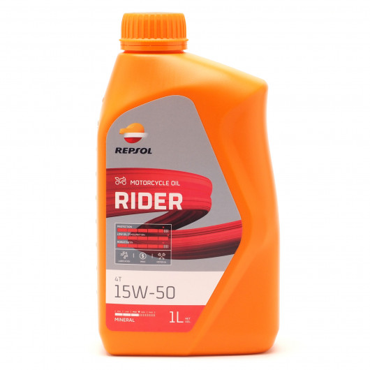 Repsol Motorrad Motoröl MOTO RIDER 4T 15W50 1 Liter