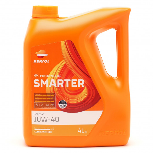 Repsol Motorrad Motoröl SMARTER Sport 4T 10W-40 4 Liter