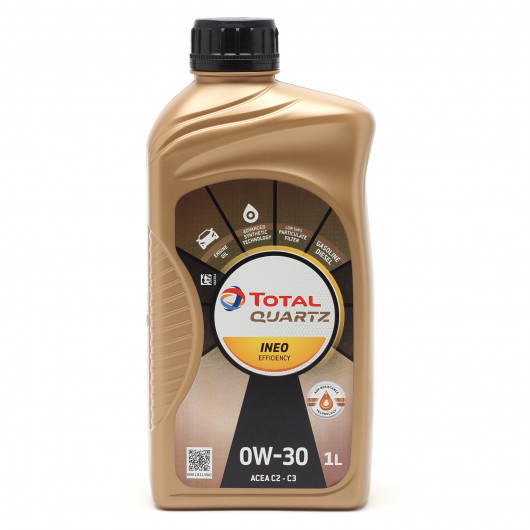 Total Quartz Ineo Efficiency 0W-30 Motoröl 1l