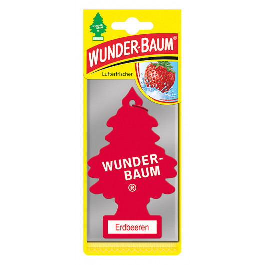 Wunderbaum® Erdbeere - Original Auto Duftbaum Lufterfrischer