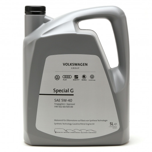 Original VW Special G SAE 5W-40 Motorenöl G S55 502 M4 EUR - 5L