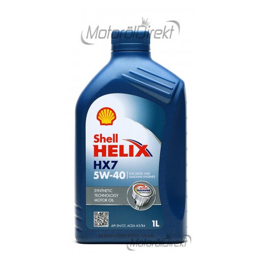 Shell Helix HX7 5W-40 Motoröl 1l