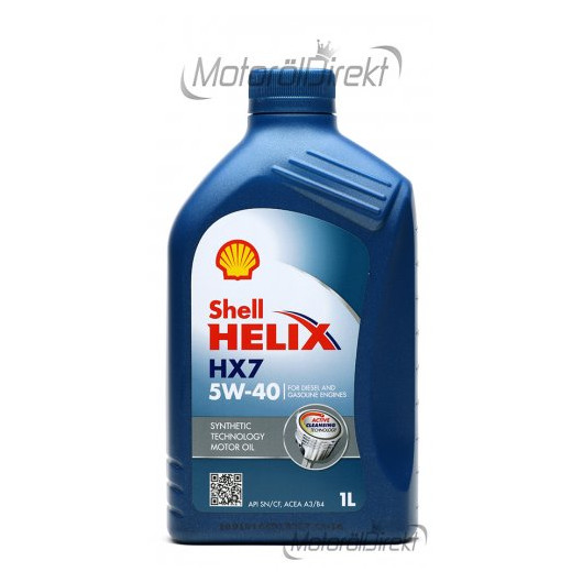 Shell Helix HX7 5W-40 Motoröl 1l