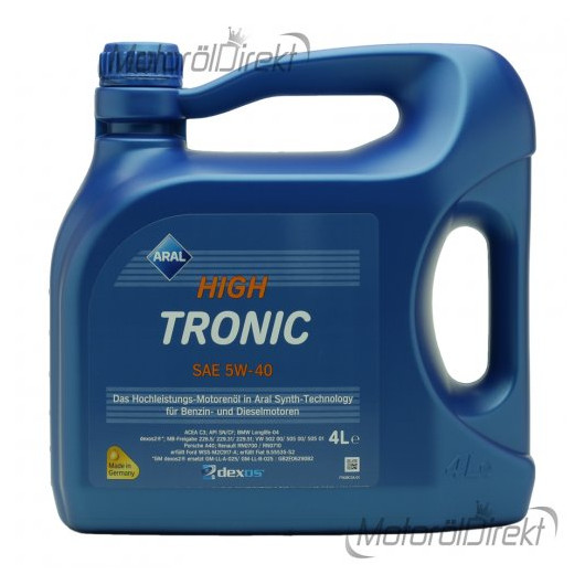 Aral High Tronic 5W-40 Motoröl 4l