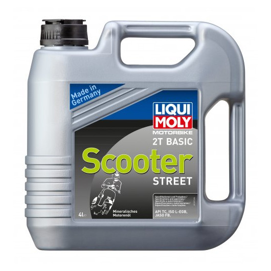 Liqui Moly Motorbike 2T Basic Scooter Street mineralisches Motorrad Motoröl 4l