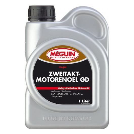 Meguin megol GD 2T vollsynthetisches Motorrad Motoröl 1l