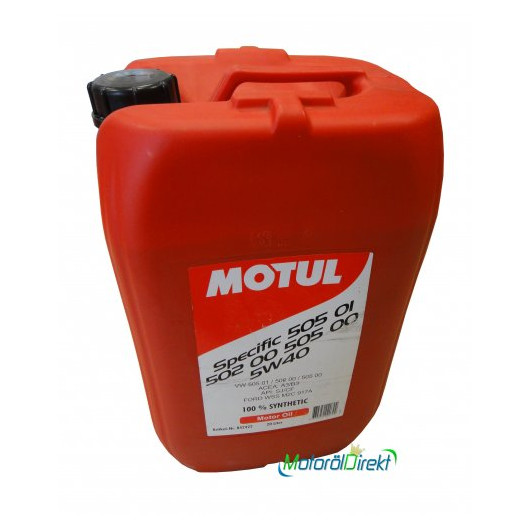 Motul Specific 5W-40  VW 505 01 Motoröl 20l Kanister
