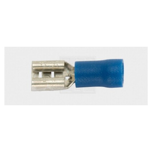 Flachsteckhülse Steckverteiler 6,3/1,5-2,5mm², blau 5Stk.