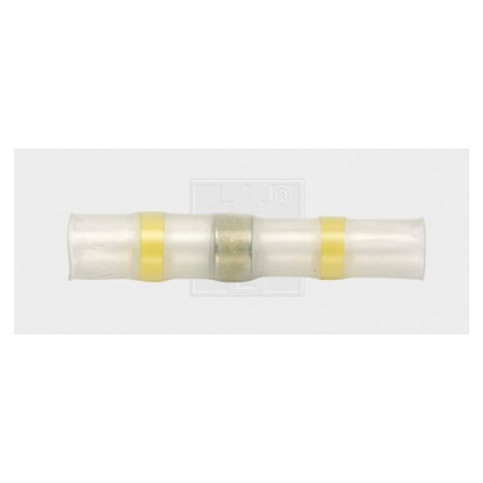 Lötstoßverbinder mit thermoplastischem Ring 4 - 6 mm², gelb 2Stk.