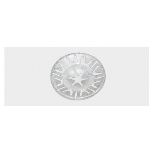 Klemmscheibe VAG, silber, Metall 8Stk.