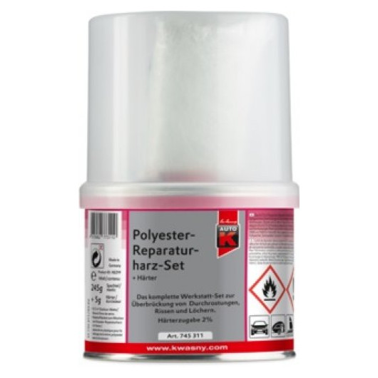 AUTO-K Polyester Reparatur - Harz Set 250g