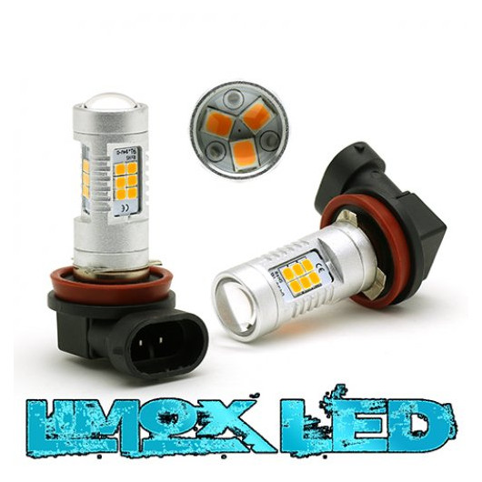 LED Nebelscheinwerfer Birne Lampe H8 4G Orange - LED H8 - LIMOX-LED -  Lampen/LED 