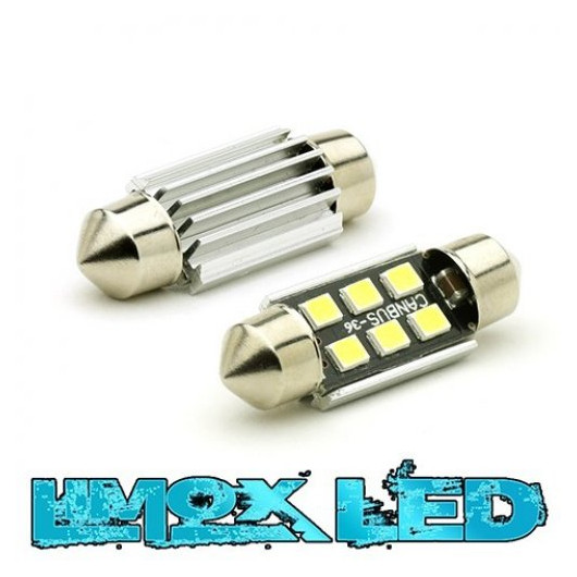 Soffitte C5W 31mm 6x 2835 SMD Weiß 250 Lumen