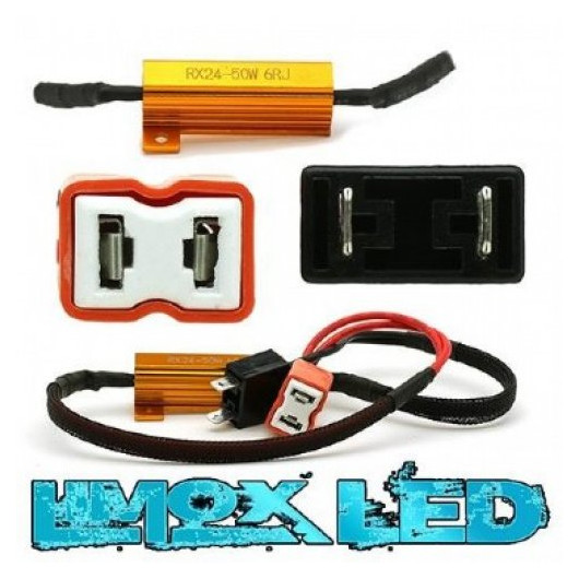 2x LED Lastwiderstand CAN BUS CANBus H7 Widerstand 50 Watt 6 Ohm