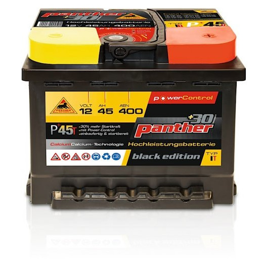 Panther Car +30% A+45 Typ IT Autobatterie 12V 45Ah 400A