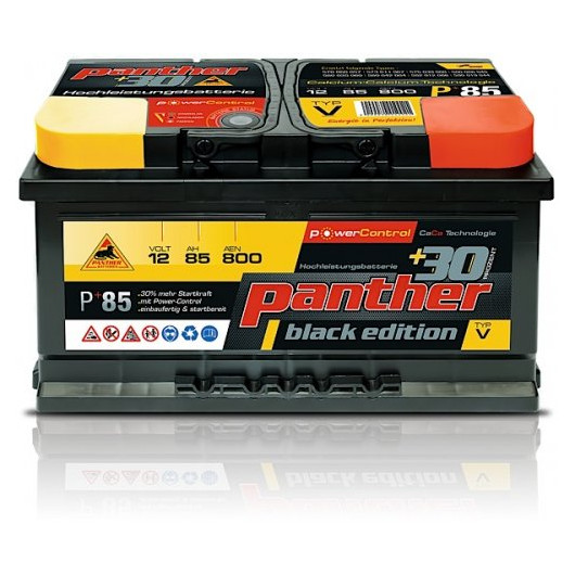 Panther Car +30% A+85 Typ V Autobatterie 12V 85Ah 800A 