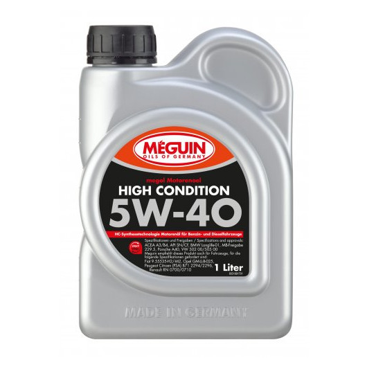 Meguin megol 3199 Motoröl High Condition SAE 5W-40 1l