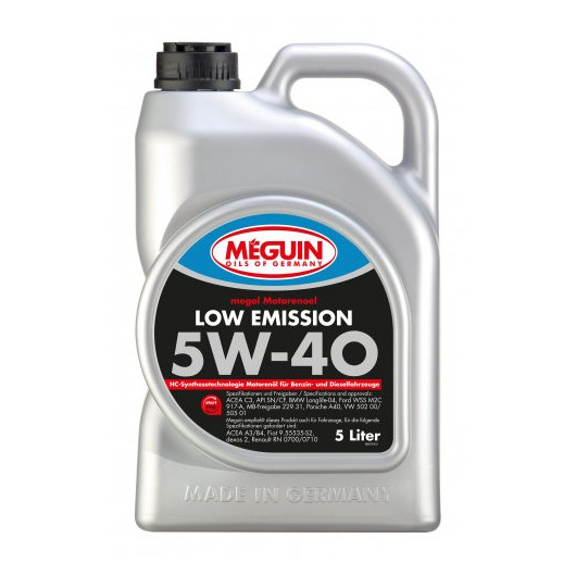 Meguin megol 6574 Motoröl Low Emission SAE 5W-40 5l