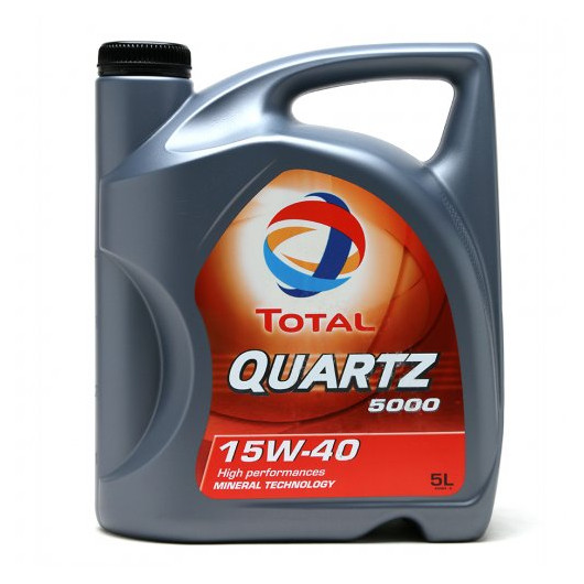 Total QUARTZ 5000 15W40 Motoröl 5l SAE 15W40 PKW