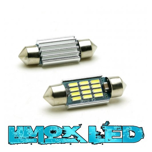 LED Soffitte C5W 39mm 12x 4014 SMD Weiß