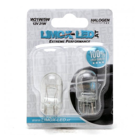 Limox W21/5W 12V 21W T20 2st. Blister - Lampen/LED 