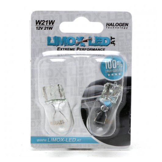 Limox W21W 12V 21W T20 2st. Blister - Lampen/LED 