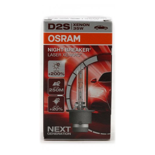 Xenon D2S Lampe Osram Xenarc Night Breaker Laser +200% - 66240XNL