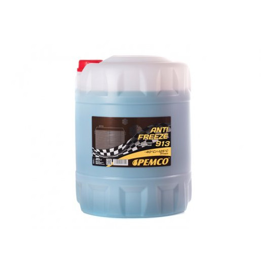 Pemco Kühlerfrostschutz Antifreeze 913 (-40)Hightec Fertigmischung 20l Kanister