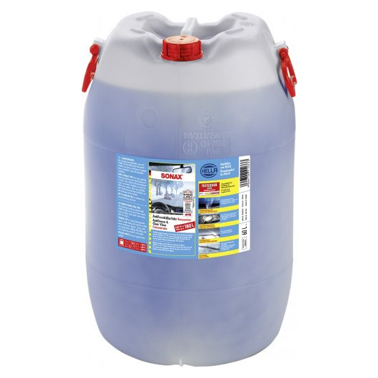 Sonax 03328050 AntiFrost & KlarSicht CLASSIC Citrusduft Konzentrat 60Liter  Fass - Winter Scheibenreiniger mit Frostschutz - Scheibenreiniger - Pflege  & Wartung 