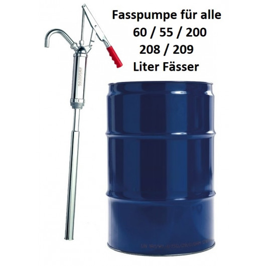 Fasspumpe 30L 60L 210L Kanister Fass Pumpe Kanisterpumpe 30 60 210 Liter VARIO 