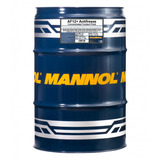 MANNOL Longlife Antifreeze AF12+ Konzentrat 60l Fass