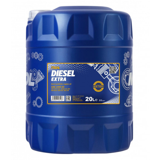 MANNOL Diesel Extra 10W-40 Motoröl 20Liter Kanister