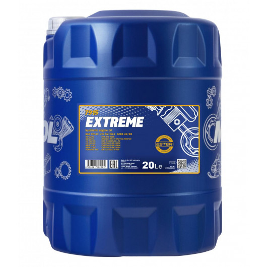 MANNOL Extreme 5W-40 Motoröl 20l Kanister