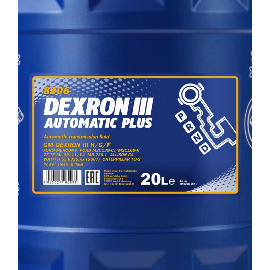 Dexron iii automatic plus