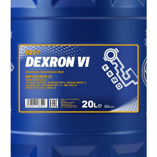 Mannol atf dexron vi