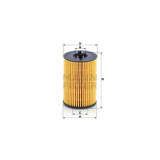 MANN-FILTER HU 7020 z - Ölfilter - Filter 